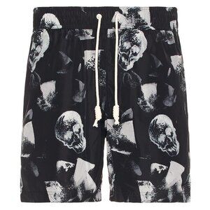 NWT - Palm Angels Skulls Print Swimshort - Rare - Size Large
